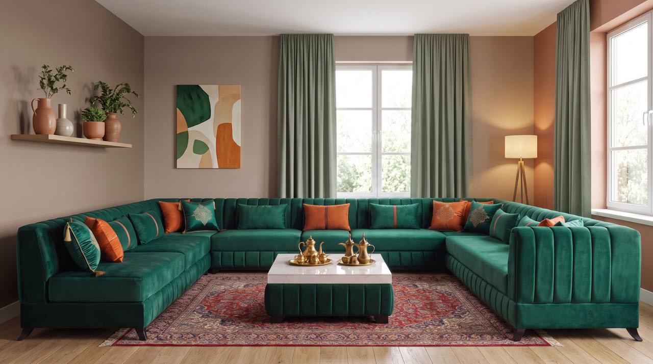 Alhambra Vert — en salon